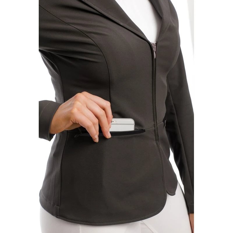 Horseware Women's Flow2 Tech Competition Jacket - Dark Grey - Image 4