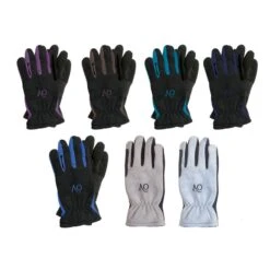 Ovation Polar Suede Fleece Glove - Black/Royal