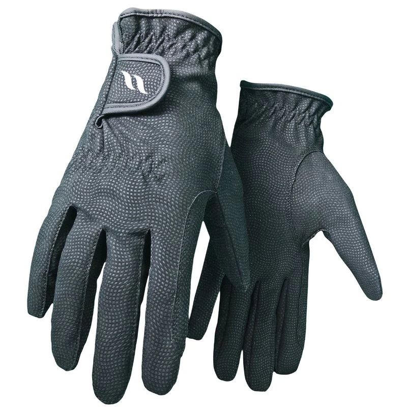 Back On Track Therapeutic Riding Gloves - Black