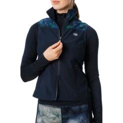 Horseware Women's Carrie Riding Vest - Green/Navy Tie Dye