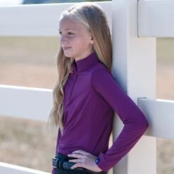 Irideon Kids' CoolDown IceFil Long Sleeve Jersey - Ice Berry