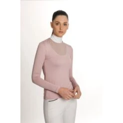 Horseware Women's Lisa Technical Long Sleeve Competition Shirt - Blush