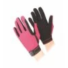 Shires Aubrion Kids' Mesh Riding Gloves - Raspberry