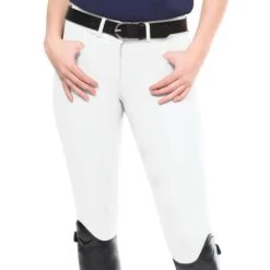 Ovation Women's Signature Bellissima II GripTec Full Seat Breeches - White