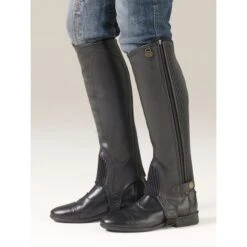 Ovation EquiStretch II Half Chaps - Black