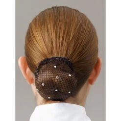 Showquest Bun Net - Swarovski Crystals