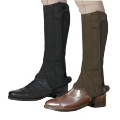 Ovation Elite Amara Ribb Half Chaps - Black