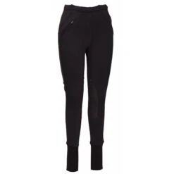 TuffRider Women's Unifleece Pull-On Winter Breeches - Black