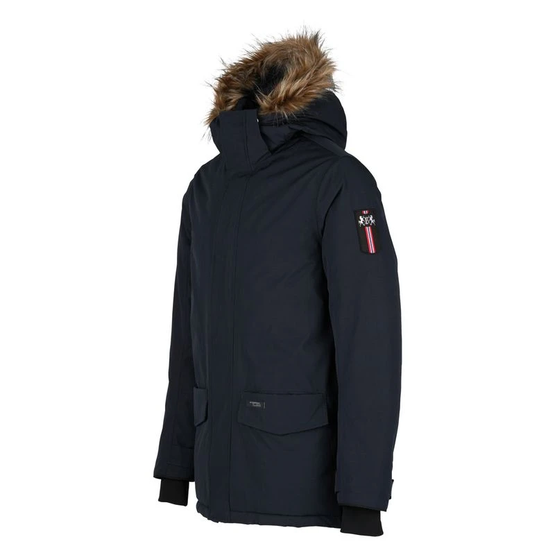 B Vertigo Men's Garren Winter Parka Jacket - Dark Navy - Image 2