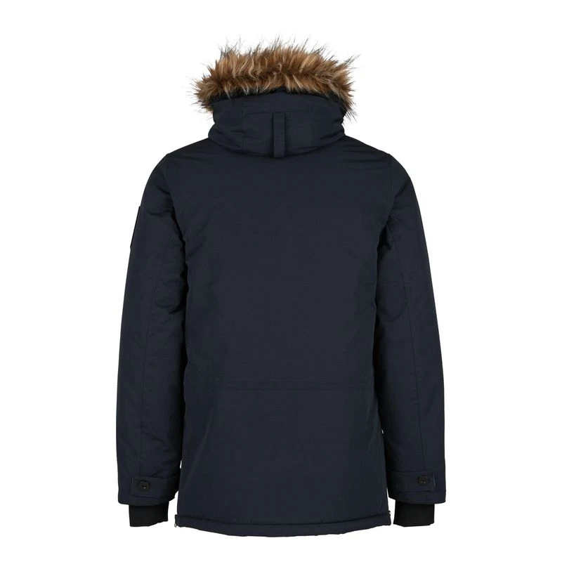 B Vertigo Men's Garren Winter Parka Jacket - Dark Navy - Image 4