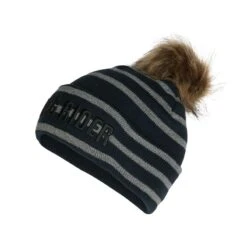 Horze Kids' Terry Reflective Knitted Hat - Dark Navy