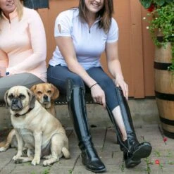 Irideon Women's Issential Capriole Capri Knee Patch Tights - Charcoal