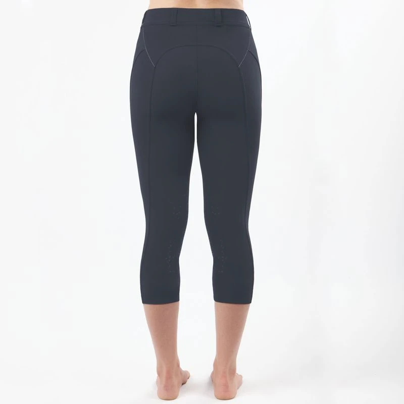 Irideon Women's Issential Capriole Capri Knee Patch Tights - Charcoal - Image 2