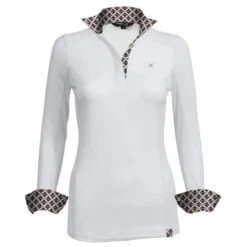 Tredstep Women's Solo Milan Long Sleeve Competition Shirt - Blue Ribbon