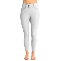 Tredstep Women's Evolute Knee Patch Breeches - White