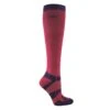 Woof Wear Winter Riding Sock 2 Pairs - Shiraz/Navy