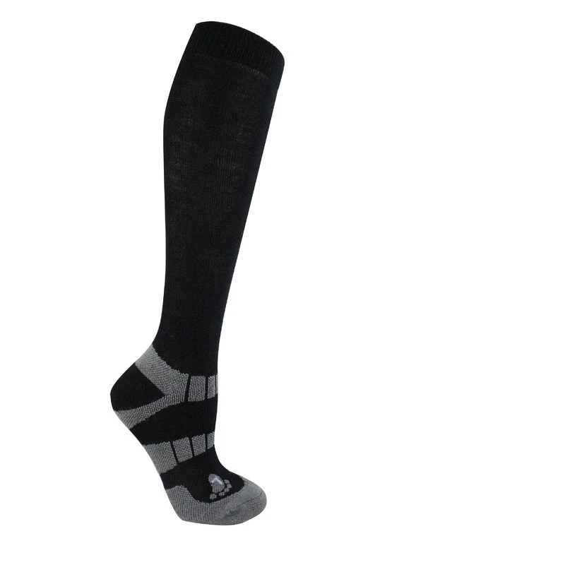 Woof Wear Winter Riding Sock 2 Pairs - Black/Grey