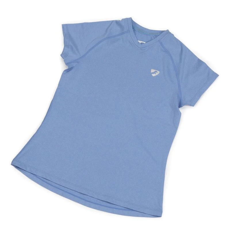 Shires Aubrion Kids' Elverson Tech T-Shirt - Sky Blue