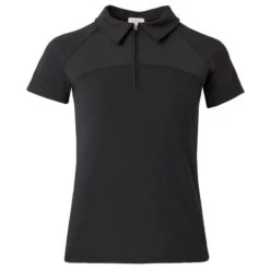 Horze Women's Ciandra V-Neck Technical Training Shirt - Charcoal Grey