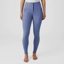 B Vertigo Women's Natalia Full Seat Breeches W/Lace Detail - Infinity Blue