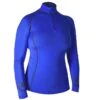 Woof Wear Women's Performance Quarter Zip Riding Shirt - Electric Blue
