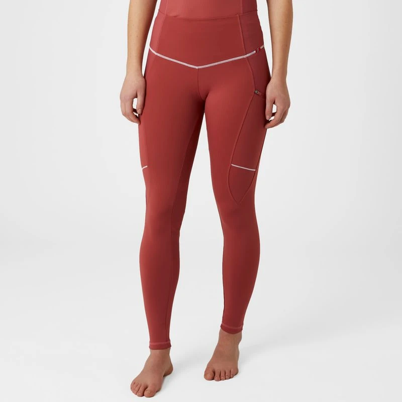 B Vertigo Women's Adara High Waist Full Seat Tights - Mineral Red - Image 2