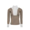 Alessandro Albanese Women's Vilamora Long Sleeve Zip Competition Shirt - Tan