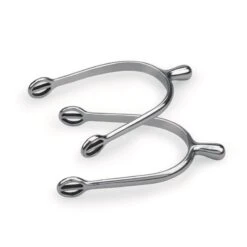 Shires Ball End Spurs - Stainless Steel