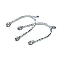 Shires 1" Neck Prince Of Wales Spurs - Stainless Steel