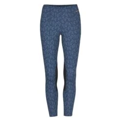 Kerrits Kids' Knee Patch Performance Tights - Admiral Winter Whinnies