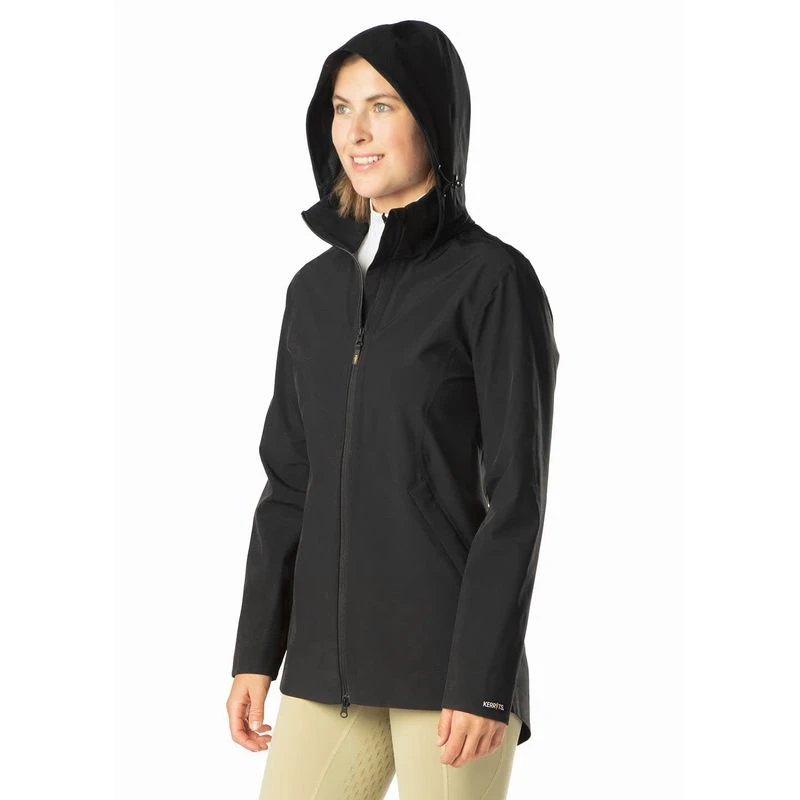 Kerrits Women's Waterproof Rain Jacket - Black - Image 3