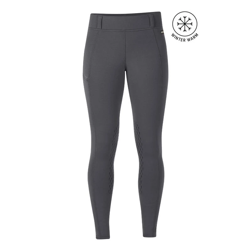 Kerrits Women's Power Stretch Knee Patch Pocket Tights - Shadow