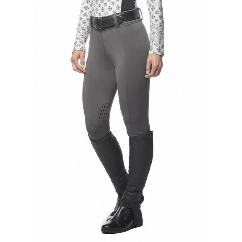 Kerrits Women's Power Stretch Knee Patch Pocket Tights - Shadow - Image 4