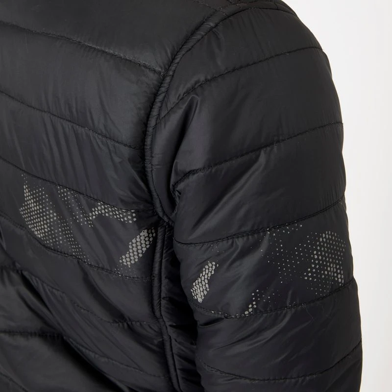 Horze Women's Luminox Padded Jacket W/Reflective Print - Black - Image 2