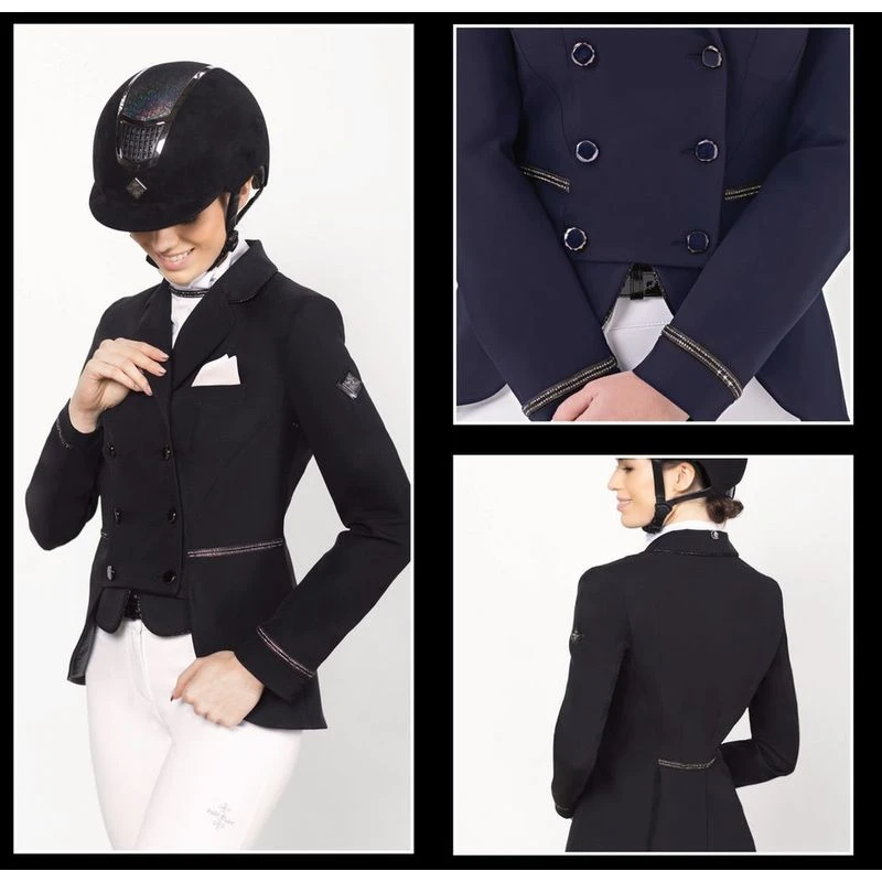 Fair Play Women's Florine Short Tail Coat - Navy - Image 3