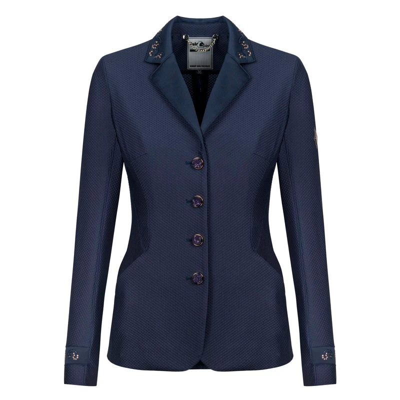 Fair Play Women's Taylor Rose Gold Comfimesh Show Jacket - Navy