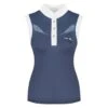 Fair Play Women's Cecile Rose Gold Sleeveless Competition Shirt - Steel Blue