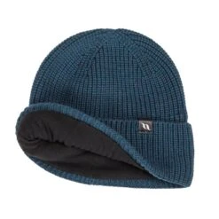 Back On Track Ava Wool Blend Beanie - Blue Green