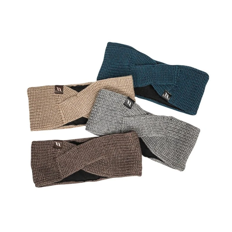 Back On Track Nora Wool Blend Twist Headband - Grey - Image 3