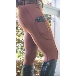 FITS Women's TechTread 2 Pocket Full Seat Pull On Breeches - Chestnut