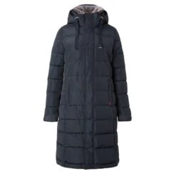 Horze Women's Juliana Padded Parka Jacket - Dark Navy
