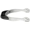 Herm Sprenger 20mm Flat Neck Fairrider Spurs - Silver Aluminum/Black