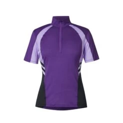Kerrits Women's Always Cool Solid Ice Fil Short Sleeve Shirt - Iris