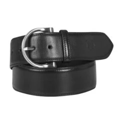 Kerrits Simple D Leather Belt - Black