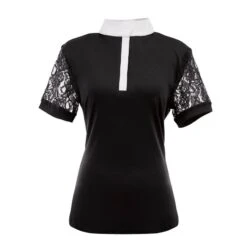 Ovation Women's Elegance Lace Show Shirt - Black