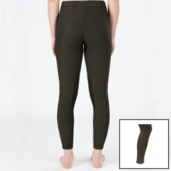 Irideon Kids' Powerstretch Knee Patch Breeches W/Sock - Sable