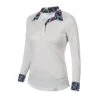 Shires Aubrion Women's Equestrian Style Shirt - Posy Nightfall