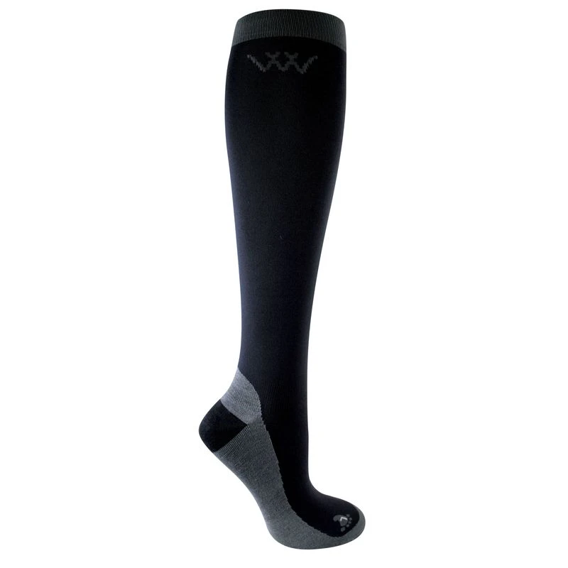 Woof Wear Competition Sock 2 Pairs - Black/Grey