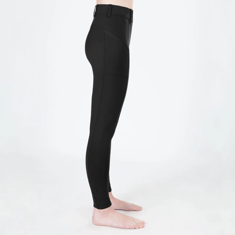 Irideon Women's Bending Line Knee Patch Tights - Black - Image 4