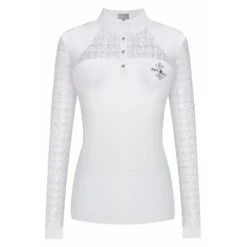 Fair Play Women's Aiko Long Sleeve Competition Shirt - White